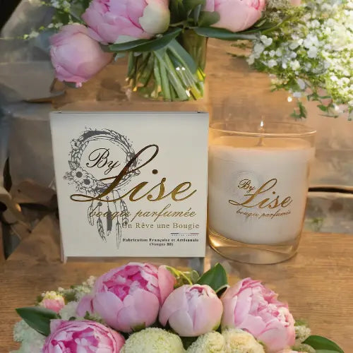 Bougie senteur Pivoine Fleurie Les Senteurs By Lise