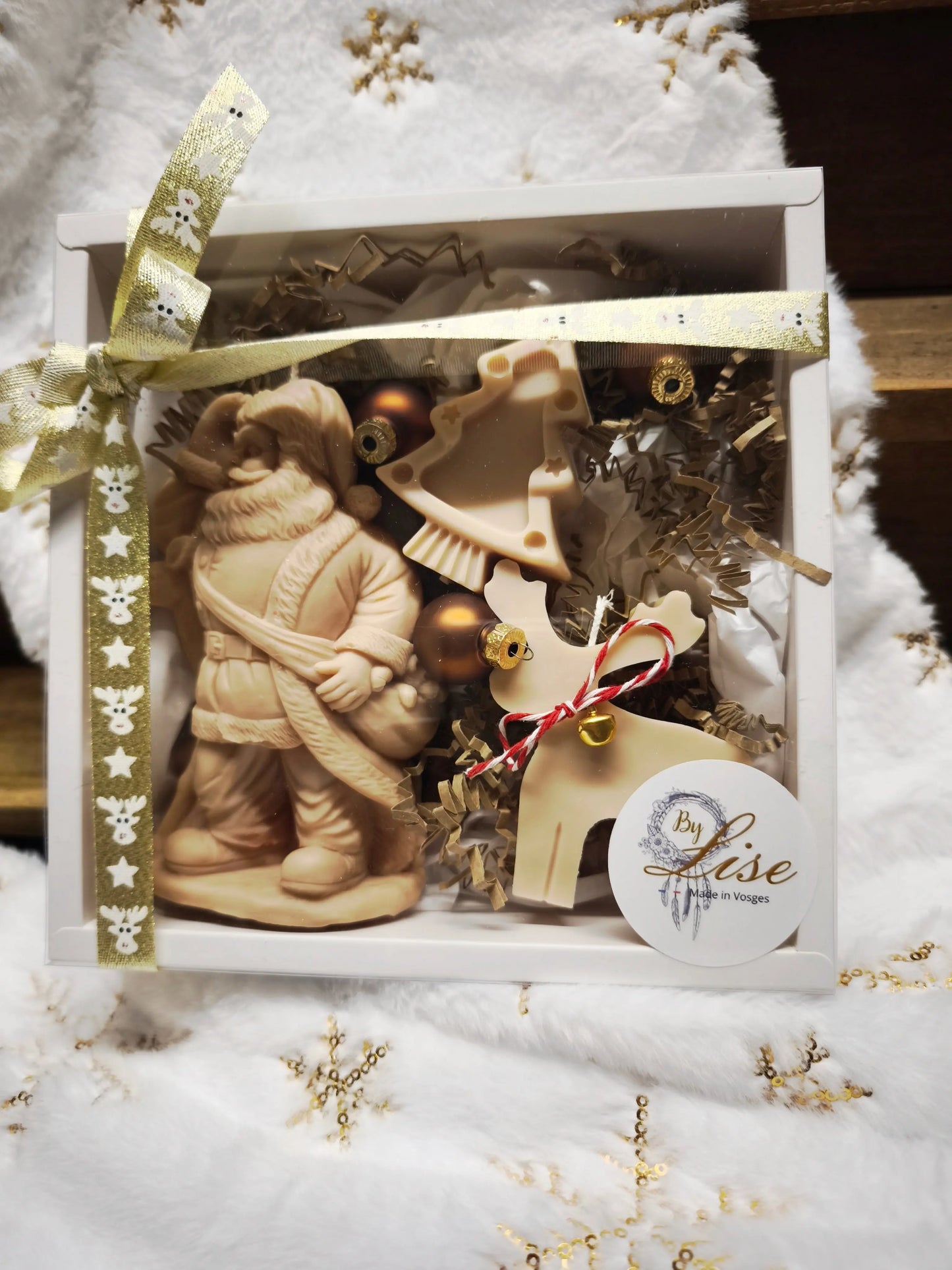 Coffret de bougies de Noel Brun Les Senteurs By Lise