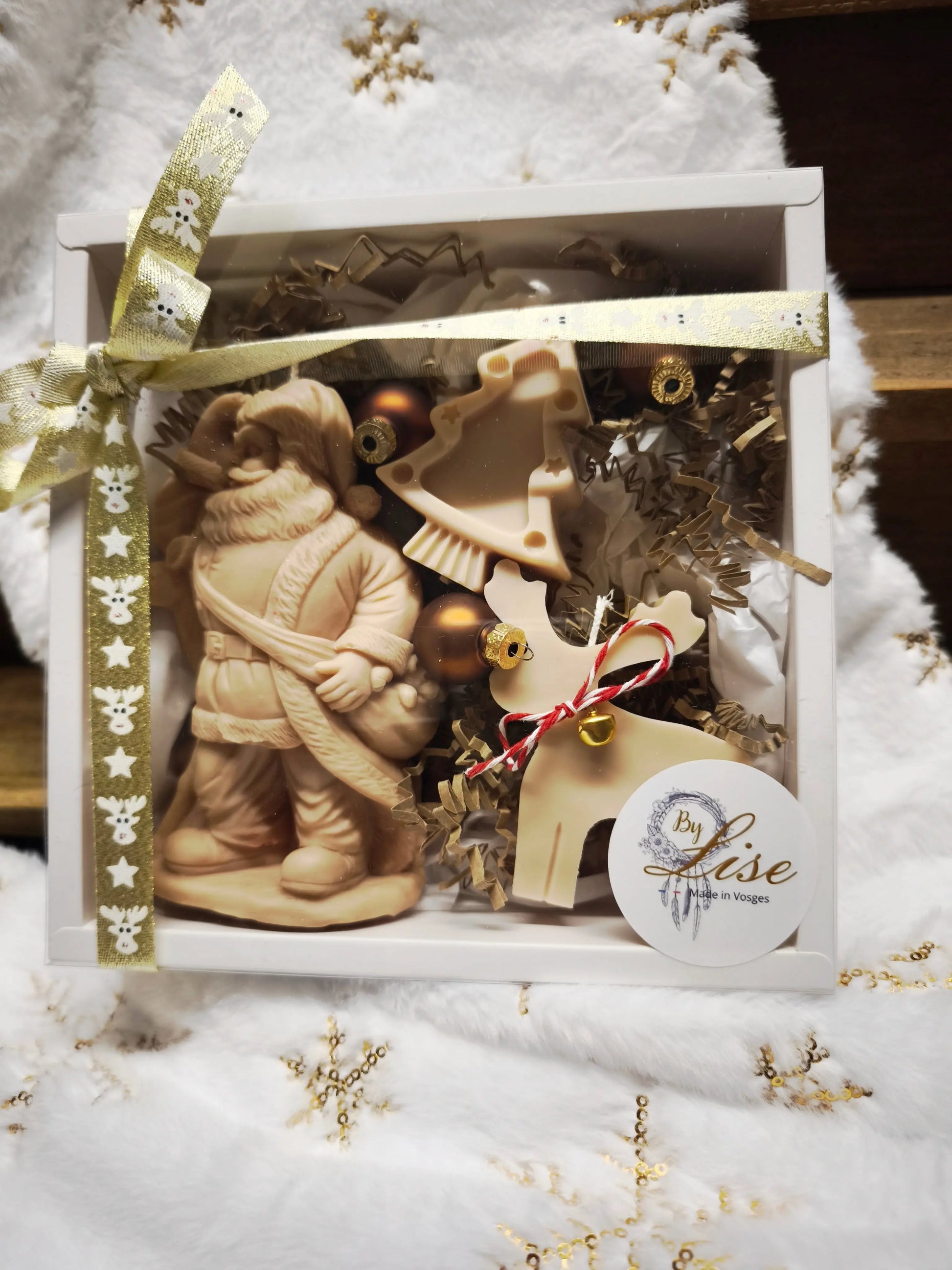 Coffret de bougies de Noel Brun Les Senteurs By Lise